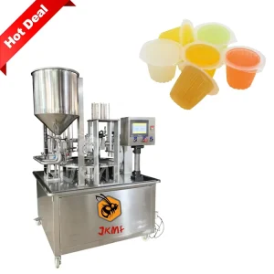 Automatic Rotary Jelly Cup Filling and Sealing Machine