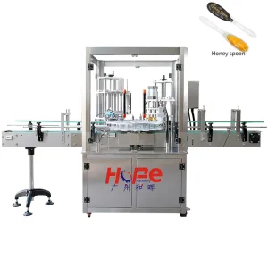 Automatic Rotary Type Honey Spoon Plastic Cup Filling Sealing Machine Automatic Sealing Machine for Plastic Cup