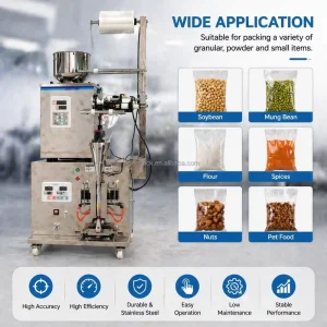 Automatic Sachet Filling and Sealing Machine for Snack Food Grain Tea and Hardware Parts