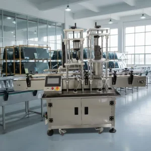 Automatic Screw Capping Machine for Fruit Jam, Pickles, Oil, Syrup and Tomato Bottles with Cap Sorting and Feeding