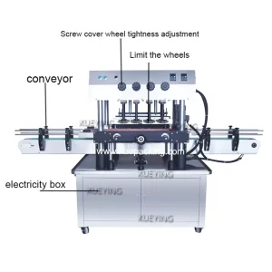 Automatic Screw Capping Machine for PET Bottles, Liquid Filling, and Crown Capping with CE Certificate