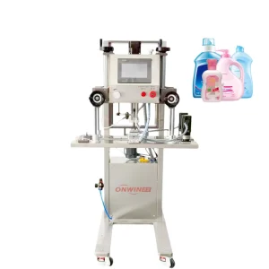 Automatic Servo Motor Precision Torque Control Plastic Glass Cosmetic Bottle Perfume Essential Oil Screw Capping Machine