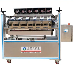 Automatic Six-Head Wax Sealing and Capping Machine for Red Wine Glass Bottles