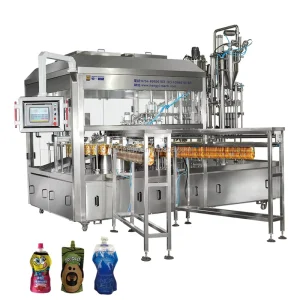 Automatic Spout Pouch Filling Capping Machine for Soybean Ketchup Mayonnaise