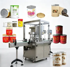 Automatic Stainless Steel Tin Can Seaming Machine for Food and Nut Canning Lines