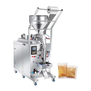 Automatic Sticky Liquid Filling and Packing Machine for Honey, Sauce, Oil, Juice, and Beverages