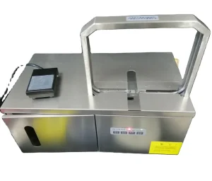 Automatic Strapping and Heat-Sealing Machine 12mm Tape for Vegetable Packing