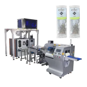 Automatic Tea Bag Packaging Machine with Inner and Envelope Bag Filling and Sealing