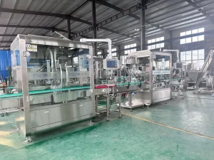 Automatic Tracking Single-Head Capping Machine for Lubricating Oil Bottles with Filling Machine
