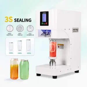 Automatic Tray, Cup, and Paper Bowl Sealing Machine for Food Packaging