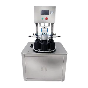 Automatic Twist-Off Vacuum Capping Machine for Glass Bottles and Jars