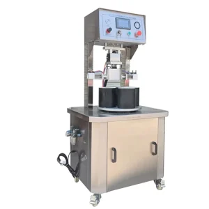 Automatic Vacuum Capping Machine for Food Sauce Jars, Glass Containers, and Bottles