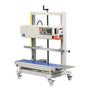 Automatic Vertical Continuous Heat Sealing Machine for Food, Beverage, Chemical, and Commodity Packaging with Paper Bags