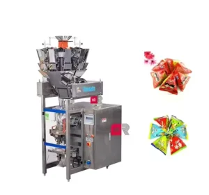 Automatic Vertical Packing Machine for Granules and Powders with Weighing, Filling and Heat Sealing