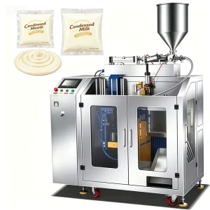 Automatic Vertical Premade Pouch Filling and Packing Machine for Tomato Paste, Honey, and Laundry Detergent