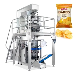 Automatic Vertical VFFS Bag Forming, Filling, and Sealing Machine for Granules, Powder, Tablets, Pills, and Irregular Products