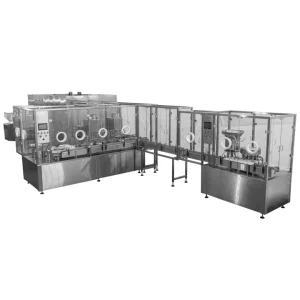 Automatic Vial Washing, Drying, Filling, Capping and Labeling Production Line for Sterile Injectable Solutions, GMP