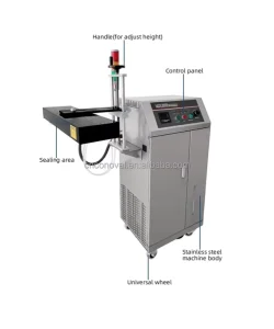 Automatic Water Cooled Electromagnetic Continuous Bottle Plastic Glass Aluminum Foil Induction Sealing Machine