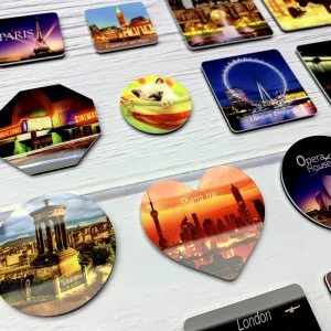 BEAUTYSUB 1.15mm Gloss White HD Sublimation Aluminum with Magnetic Metal Printable Fridge Magnet Heat Transfer Photo