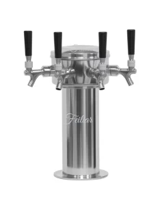 BEER KEG Draft Beer Tower Dispenser Stainless Steel Keg Beer Drink Tower 2 TAP 3 TAP 4TAP 5 TAP