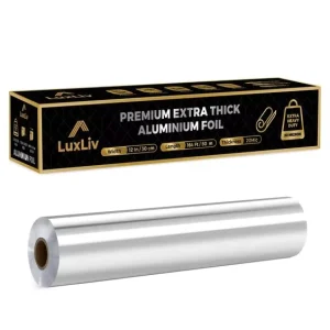 BKS-2520 Plain Soft Temper Food Grade Aluminum Foil Roll 30 Meters 9-22m Thickness