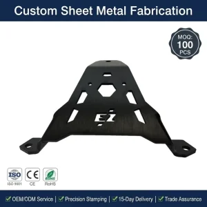 BOVON OEM Custom Aluminium Sheet Metal Fabrication Parts Precision Laser Cutting Bending Welding Services Metal Brackets