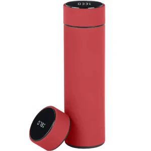BPA Free 500ml Double Wall 304 Stainless Steel Insulated Sports Water Bottle with LED Digital Temperature Display