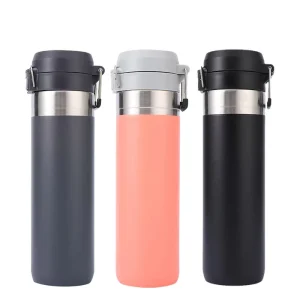 BPA Free Insulated Stainless Steel Water Bottles Metal Vacuum Thermal Leakproof Flask for Sports Gym Custom Paper Cups