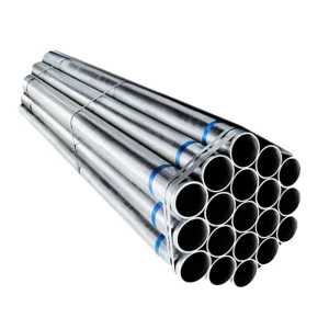 BS1387 Galvanized Steel Pipe Metal GI Round Tube Greenhouse Construction Structural Hollow Section Carbon Steel Tubing
