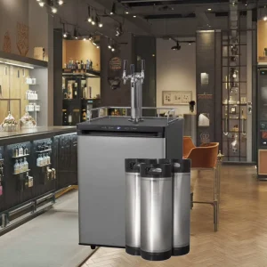 Beer Keg Fridge Beer Kegerator Beer Dispenser Keg Cooler Craft Beer Tower Distributors 3 Taps Chiller