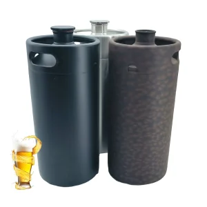 Beer Keg SUS304 2L 3.6L 4L 5L 10L Double Walled Mini Barrel Growler Empty Beer Keg for Sale