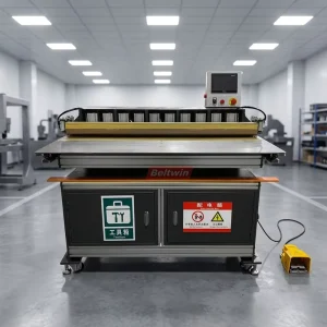 Beltwin Automatic Belt Edge Sealing & Beveling Machine for PVC PU Belts Food Industry Use 220V 380V 1.6kW Power