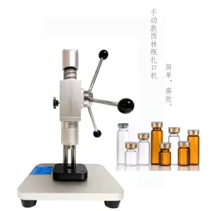Bench-Top Manual 13mm and 20mm Aluminum-Plastic Flip-Top Cap Crimper for 10ml Vials