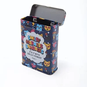 Bespoke Printing Gift Packaging Metal Case Custom Rectangular Metal Tin Box for Band Aid Canister