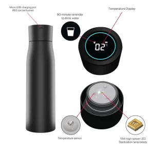 Best Selling Products UV Sterilize Water Bottle Baby Bottle Sterile Smart Vacuum Flask for Baby