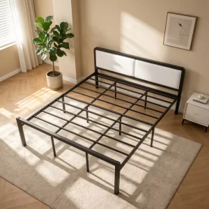 Bestselling Steel Frame Bed No Mattresses Simple Design Modern Hotel Bed Durable Metal Bed