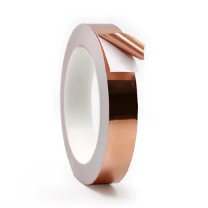 Black Back Heat-Resistant Die-Cut Conductive Copper Foil Silicone Adhesive Tape for Stained Glass and Paper Circuits
