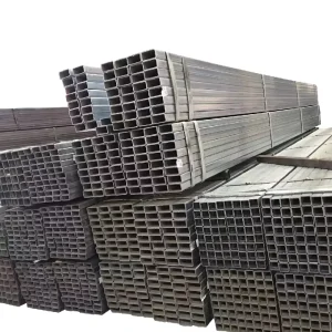 Black Hollow Section Carbon Steel Q195 Q235 Square Metal Tube Carbon Steel Pipe Tube