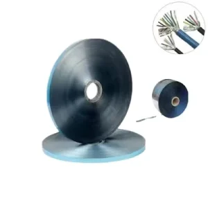Blue Aluminum-Coated Mylar, 14 Micron, Metallized PET Plastic-Coated Aluminum Foil, PET-Laminated Aluminum Foil