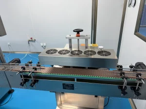 Bottle Filling Packaging Line with Counting Machine Capping Sealing and Labeling System