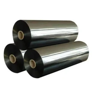 Bright Silver Food Grade Laminated Aluminum Foil PET Metallized Film for Packaging