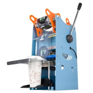 Bubble Tea and Boba Cup Sealing Machine with Film Cutting