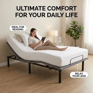 Bulk Custom Nursing Electric Adjustable Bed Heavy Duty Metal Structure Foldable Packing for Hotel Retirement Home Engineering