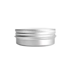 Bulk Empty Round Aluminum Tins Matte Silver Gold Black Metal Cans with Screw Lids for Cosmetics Candles & Lip Balm