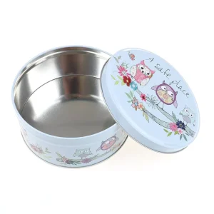 Bulk Small Round Candy Tin Containers with Lids