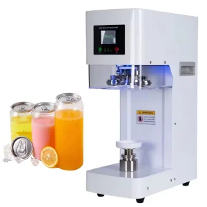 CE-Certified Automatic Tin Can Sealing Machine for Beverage, Milk Tea, Beer, and Coffee Cans