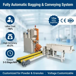 CE Certified High Precision Valve Bag Filler for Calcium Carbonate and Gypsum Powder
