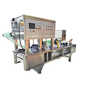 CFB-60 Pneumatic Fully Automatic Jelly Filling and Cup Sealing Machine for Milk Tea, Soy Milk, and Mung Bean Paste