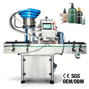 CM140 Automatic Four-Wheel Capping Machine for Glass and Plastic Bottles