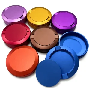 CNC Machined Aluminum Snus Box with Anodized Finish for Tobacco